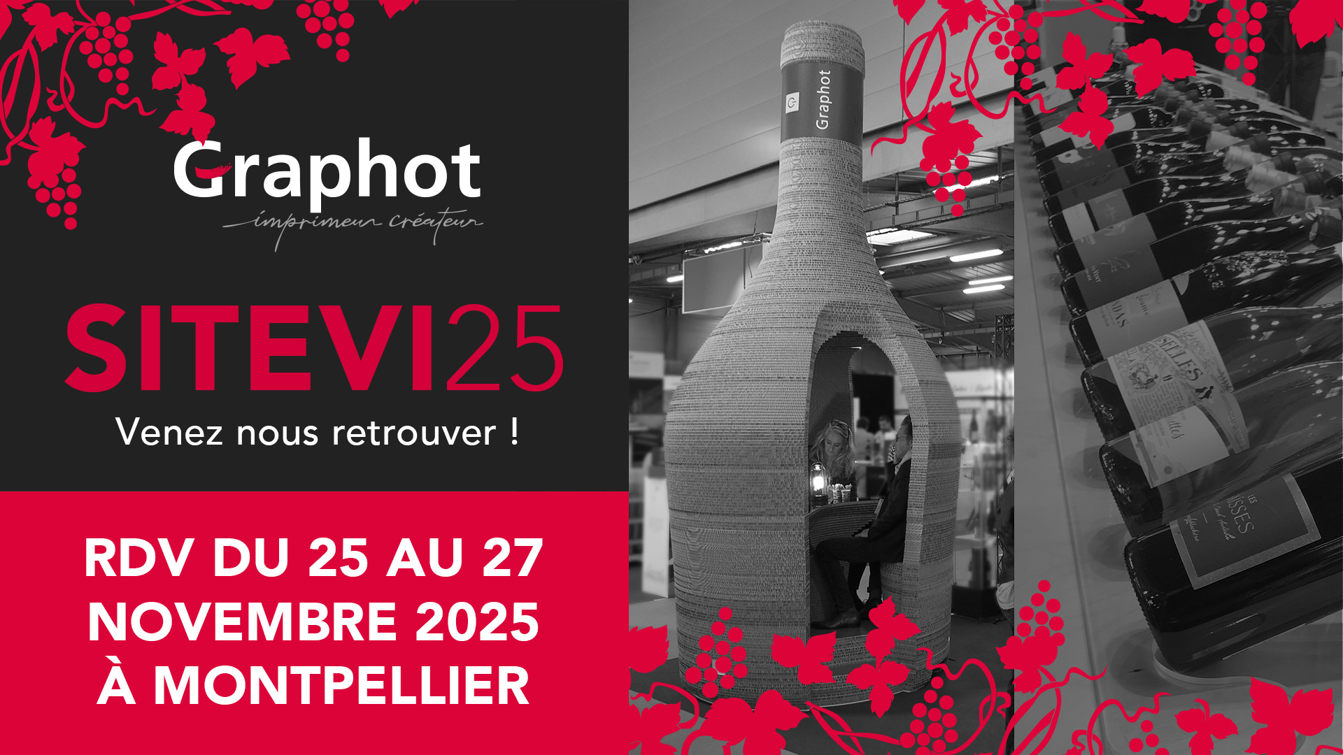 Rendez-vous du 25 au 27 novembre 2025 à Montpellier pour le salon SITEVI !